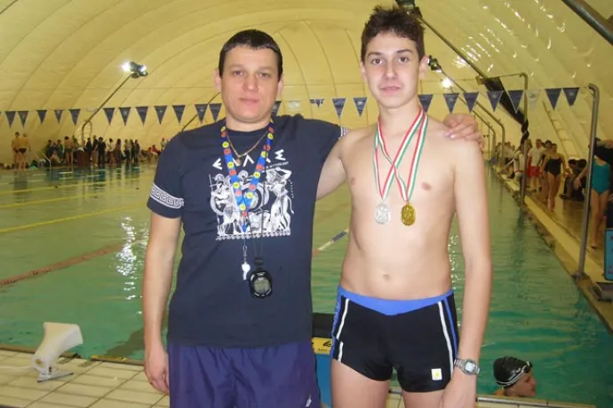 Gönczfalvi Balázs aranyérmes 100m mellúszásban