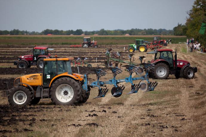 Mezőgazdák küzdelme a parcellákon - I. Gyomaendrődi Szántóverseny