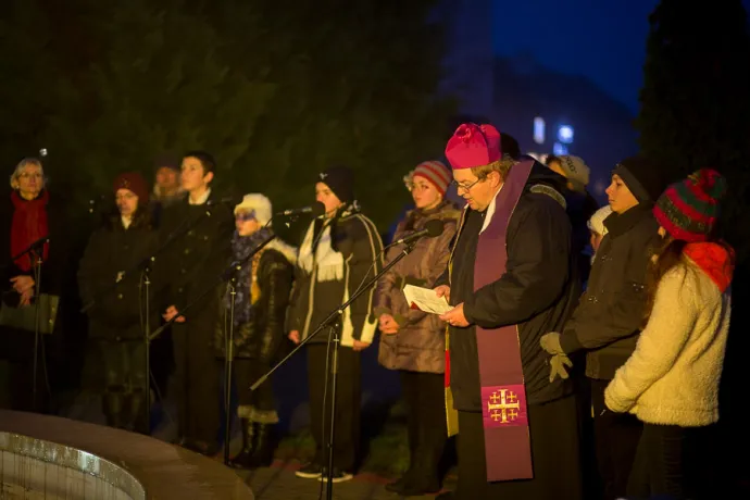 A harmadik adventi gyertya is lángra lobbant Gyomaendrődön