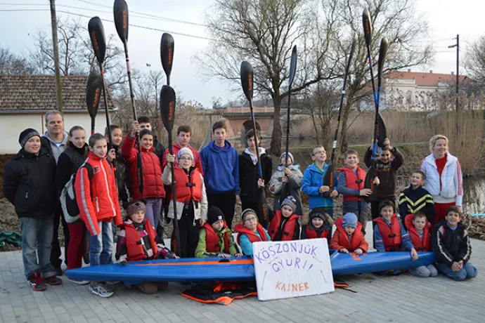 Gőzerővel készül az idei szezonra a KSI gyomaendrődi kajak szakosztálya