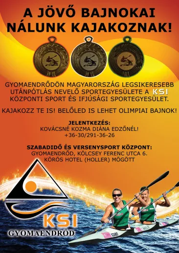 Gőzerővel készül az idei szezonra a KSI gyomaendrődi kajak szakosztálya