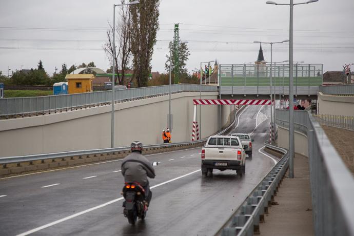 Megindult a forgalom a gyomaendrődi aluljárón