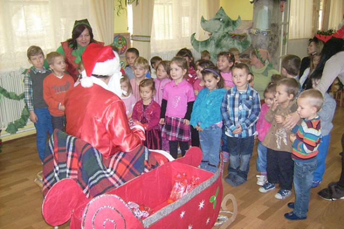 Mikulás ünnepség a Vásártéri Óvodában és Bölcsődében