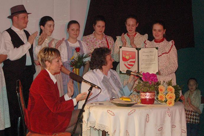 Gyomaendrőd Város Kultúrájáért elismerő oklevélben részesült Dr. Szilágyi Ferencné