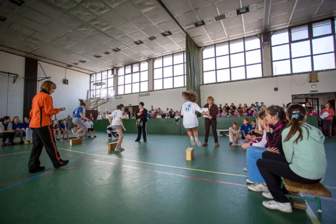 Látványos terematlétikai verseny Gyomaendrődön