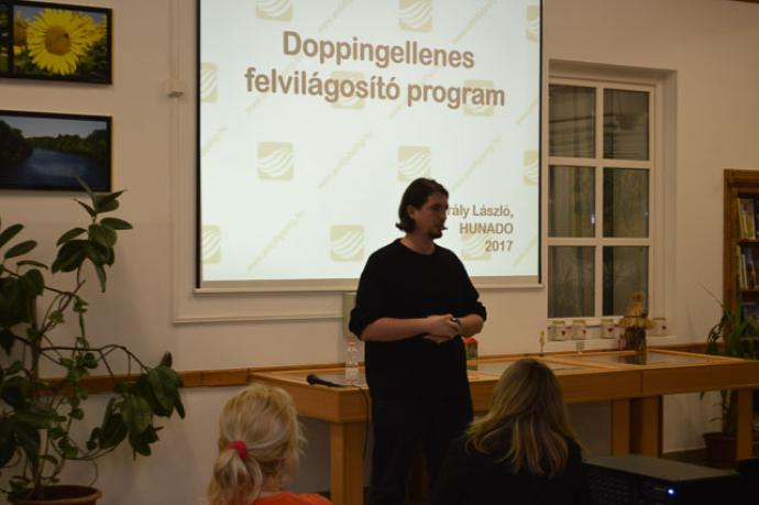 Dietetikai és doppingellenes előadás volt Gyomaendrődön
