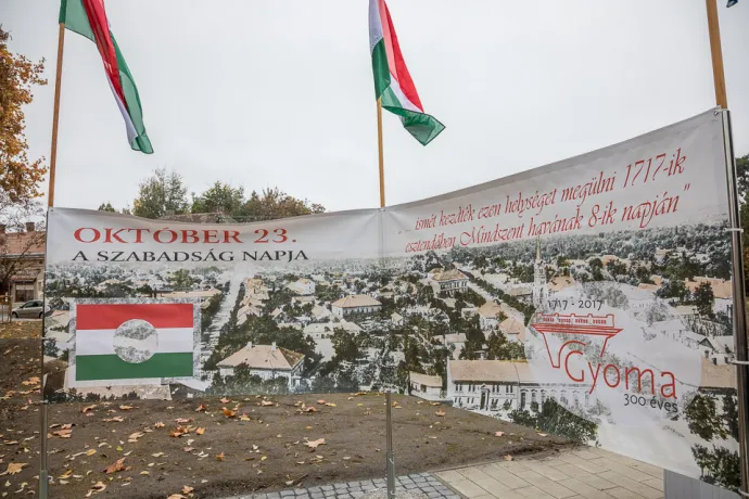 Emlékteret avattak október 23-án Gyomaendrődön