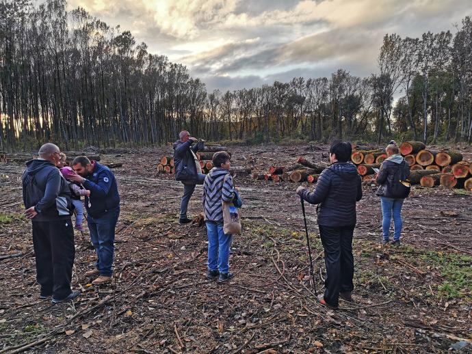 Őszi séta a hullámtéri avarban!