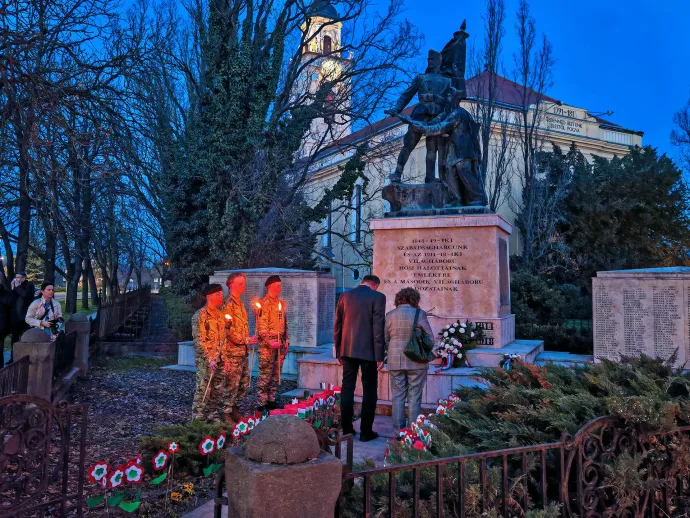 Városi megemlékezés az 1848–49-es forradalom és szabadságharc hőseiről Gyomaendrődön