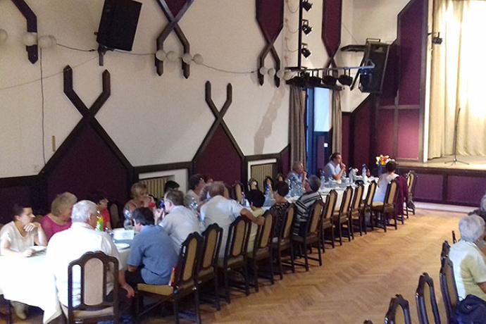 Augusztusi rendezvényünk résztvevőinek egy része