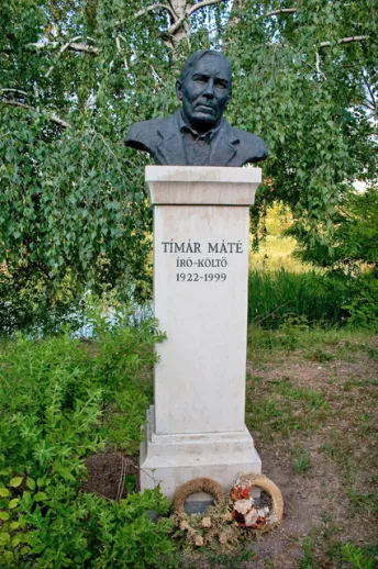 Sculptura bust a lui Tímár Máté