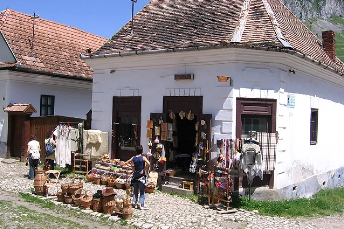 Torockói utcakép