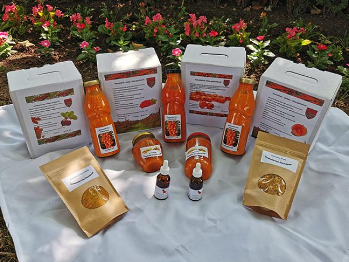 Homoktövis termékek