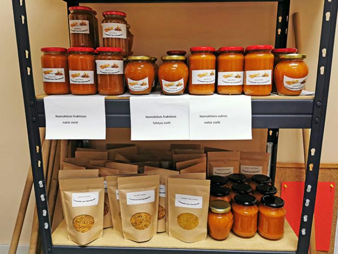 Homoktövis termékek