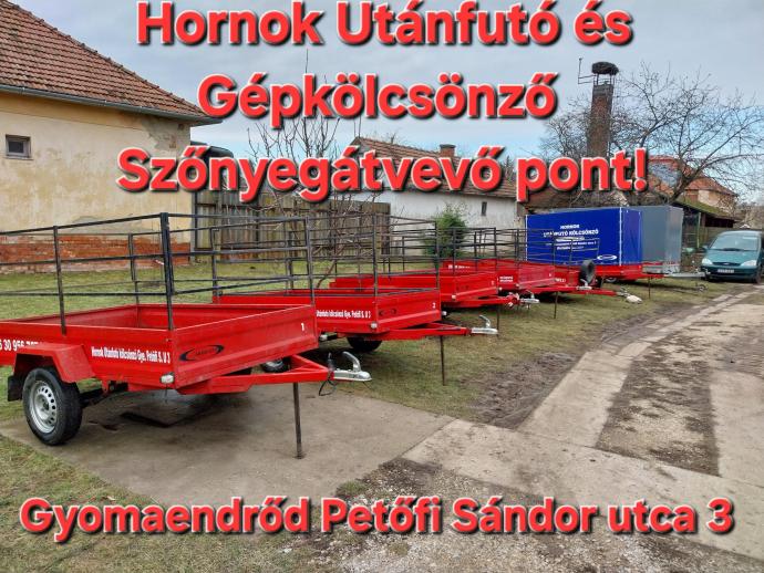 Hornok Utánfutó és Gépkölcsönző