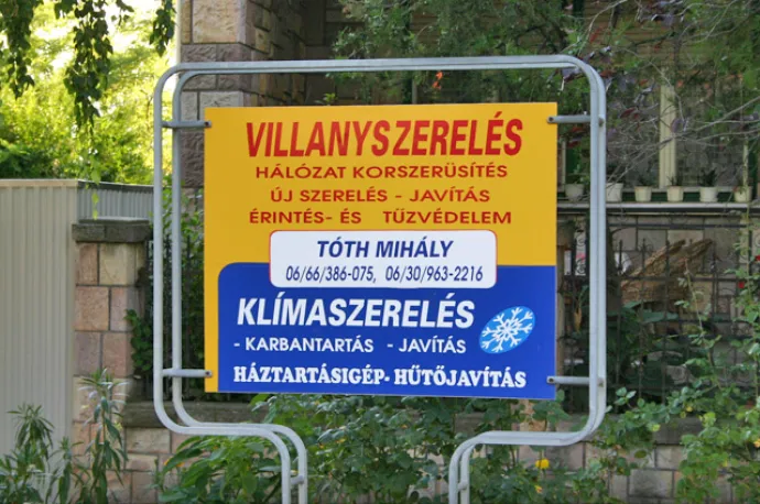 Tóth Mihály villanyszerelő
