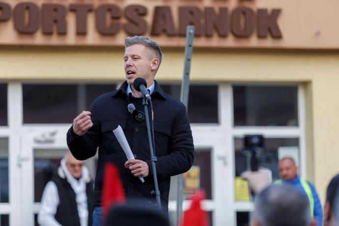 Magyar Péter, a Tisza párt elnöke ismét Gyomaendrődön járt