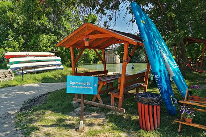 Vízitúra megállóhely