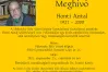 Megemlékezés Honti Antal születésének 100. évfordulóján